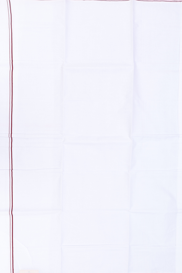 Light Weight White Cotton Dhoti