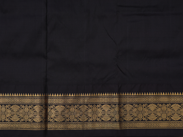 Checks Design Multicolor Kanchipuram Pavadai Sattai Material
