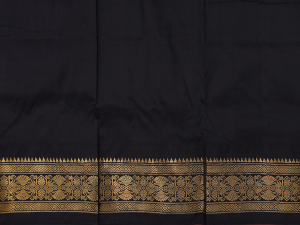 Checks Design Multicolor Kanchipuram Pavadai Sattai Material