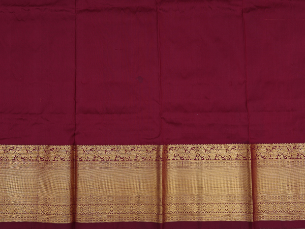 Zari Buttis Design Pink Kanchipuram Silk Pavadai Sattai Material