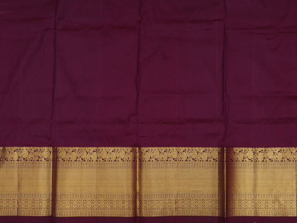 Stripes Design Pink Kanchipuram Silk Pavadai Sattai Material
