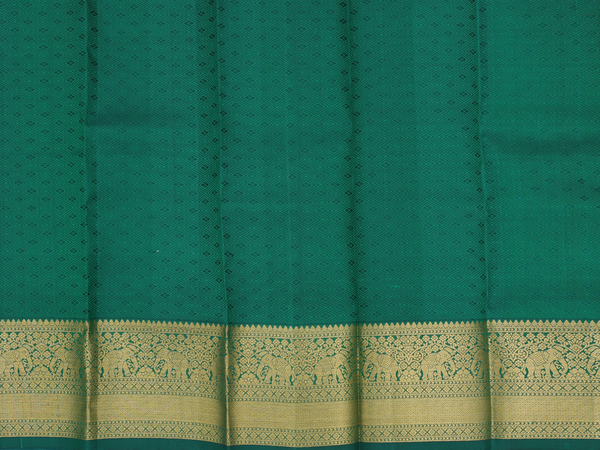 Allover Design Punch Pink Kanchipuram Silk Pavadai Sattai Material
