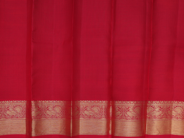 Zari Design Sea Green Kanchipuram silk Pavadai Sattai Material