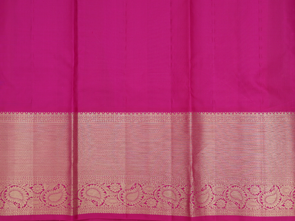 Checks Design Purple Kanchipuram Silk Half Saree Material
