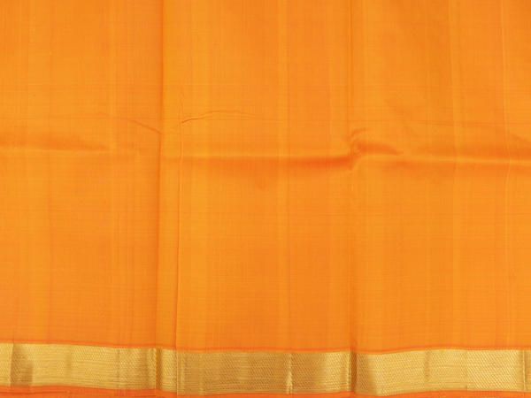 Brocade Design Green Kanchipuram Silk Half Saree Material