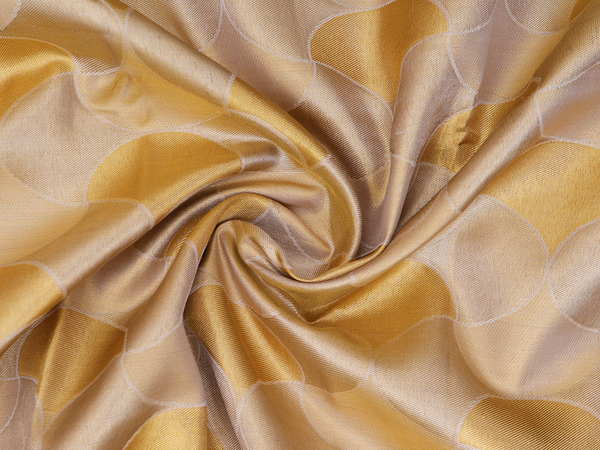 Tissue Gold Kanchipuram Silk Half Saree Material