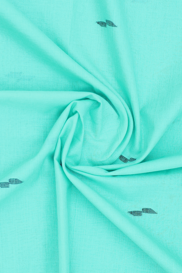 Threadwork Buttas Tiffany Blue Cotton Dupatta