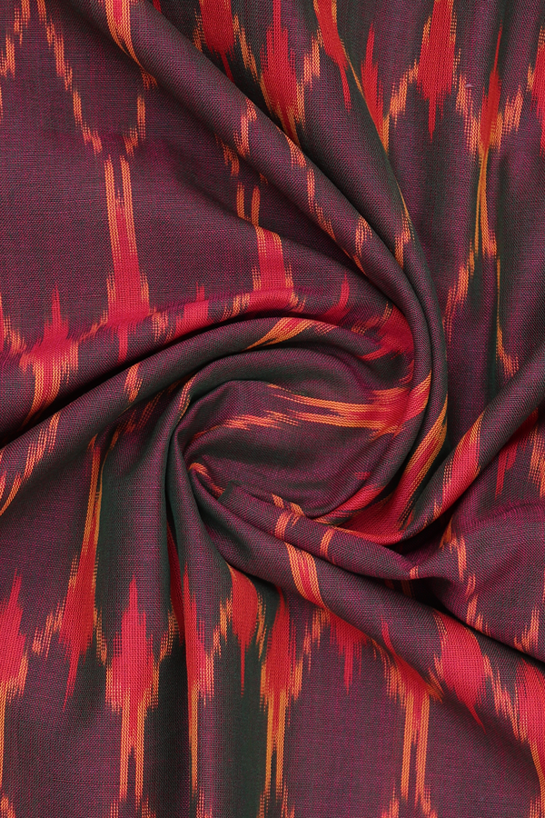 Ikat Design Dual Tone Pochampally Cotton Dupatta