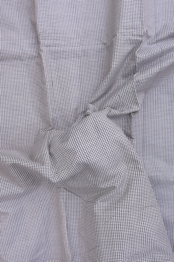 Dharwad Cotton Saree In White With Checks Design