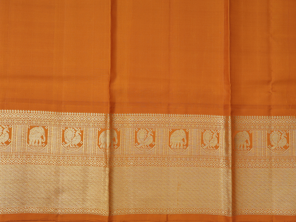 Floral Buttas Red Kanchipuram Pavadai Sattai Material