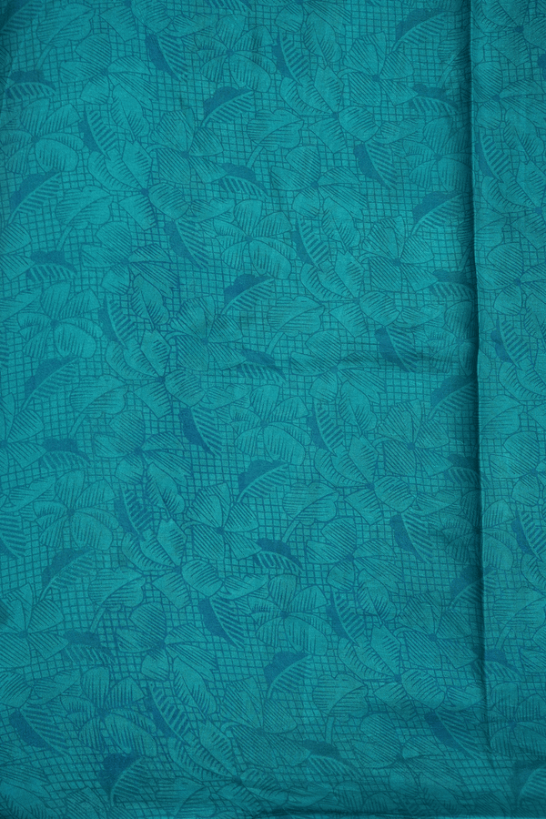 Floral Design Beige Printed Silk Saree