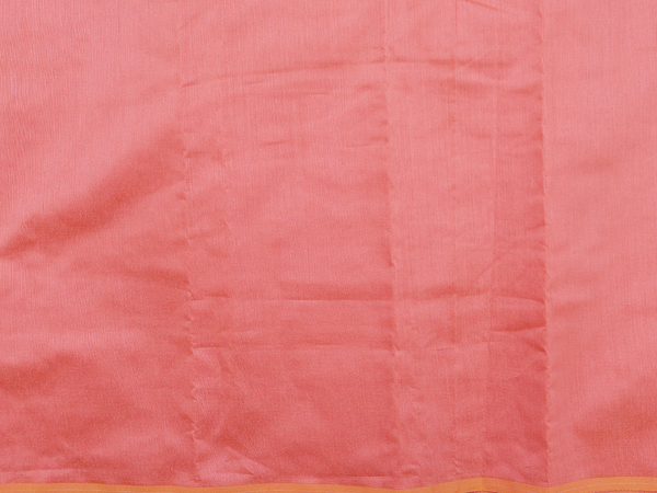 Floral Design Beige Silk Cotton Unstitched Salwar Material