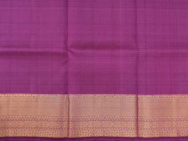 Floral Design Coral Pink Kanchipuram Pavadai Sattai Material