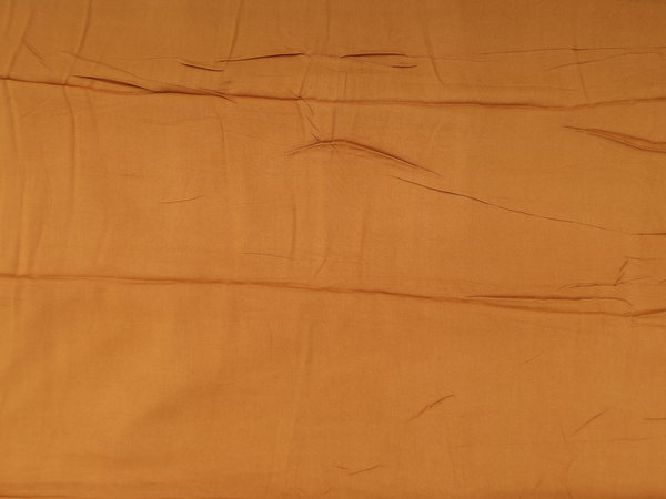 Floral Design Golden Brown Silk Cotton Salwar Material