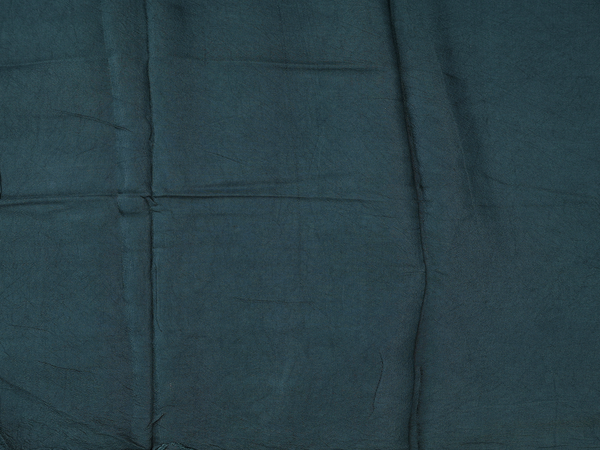 Floral Design Green Silk Cotton Unstitched Salwar Material