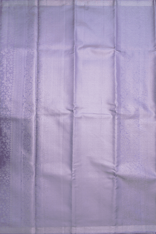 Floral Design Pale Purple Tissue Kanchipuram Silk Saree