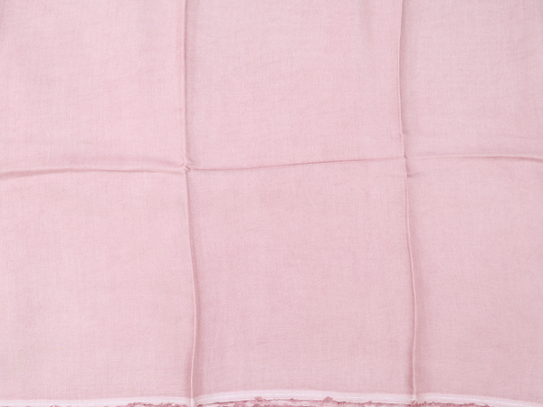 Floral Design Pink Tussar Unstitched Salwar Material
