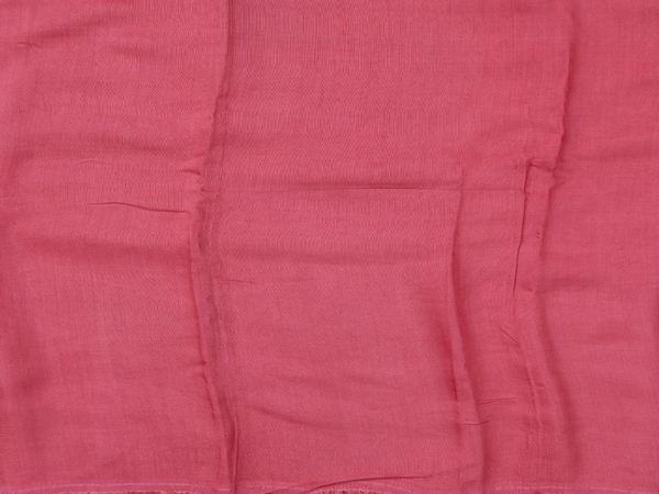 Floral Design Red Silk Cotton Unstitched Salwar Material