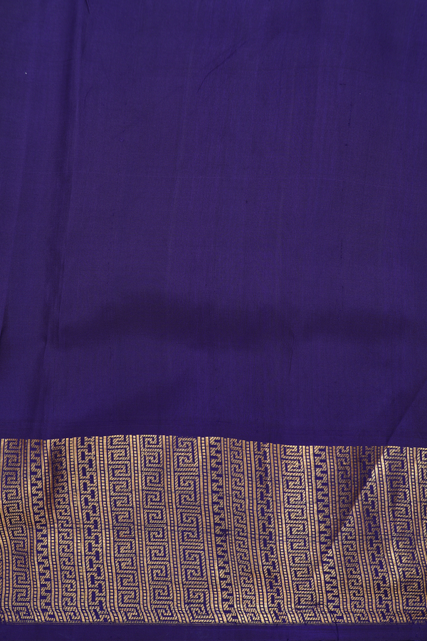 Floral Digital Printed Black Kanchipuram Silk Saree