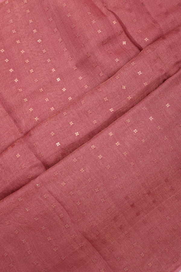 Floral Digital Printed Brick Red Organza Silk Saree