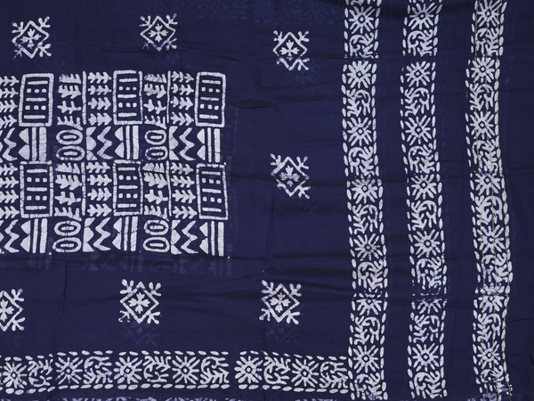Floral Motifs Turkish Green Cotton Unstitched Salwar Material