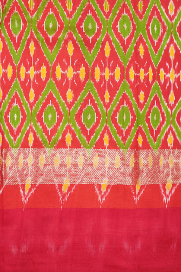Floral Printed Design Black Kanchipuram Silk Saree