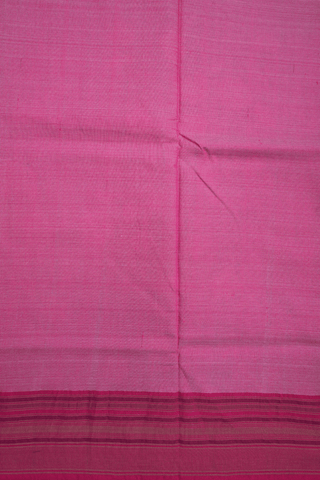 Floral Printed Design Capri Blue Tussar Silk Saree