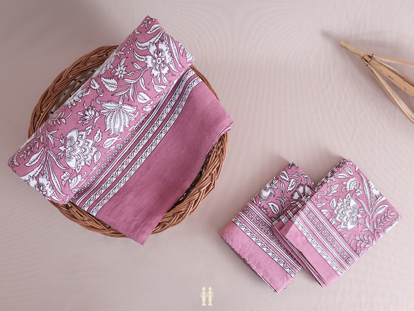 Floral Printed Design Mulberry Cotton Single Bedspread