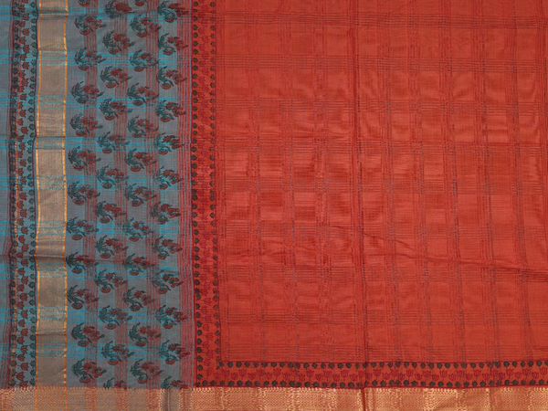 Floral Printed Manthulir Mangalagiri Cotton Salwar Material