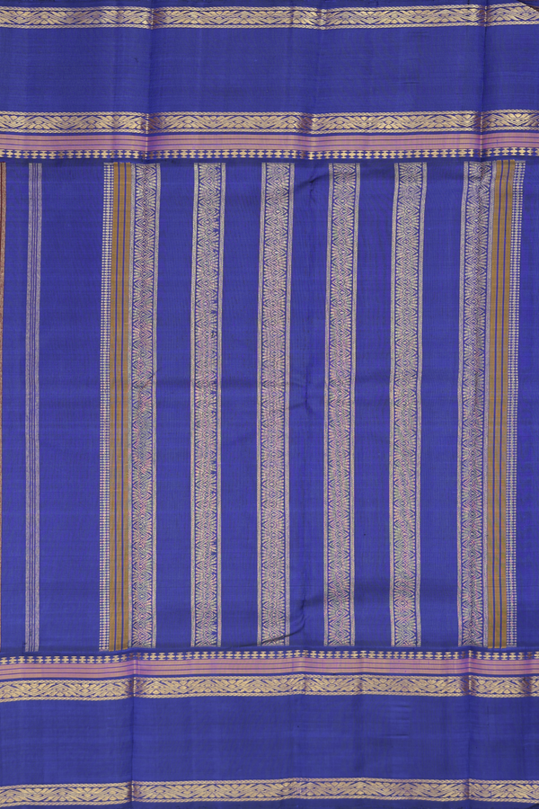 Kanchipuram Silk Saree In Maroon With Polka Buttas