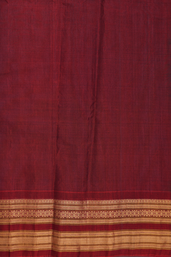 Gadwal Silk Cotton Saree In Capri Blue With Thilagam Buttas