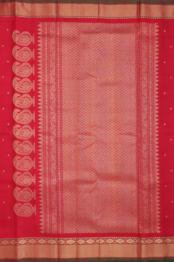 Gadwal Silk Saree In Beige And Black With Checks Design