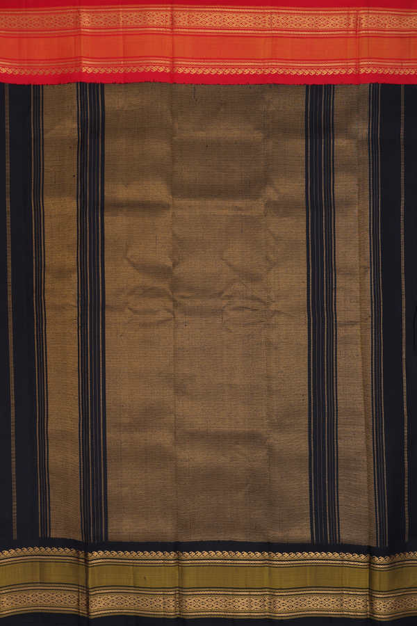 Gadwal Silk Saree In Beige With Allover Checked Design