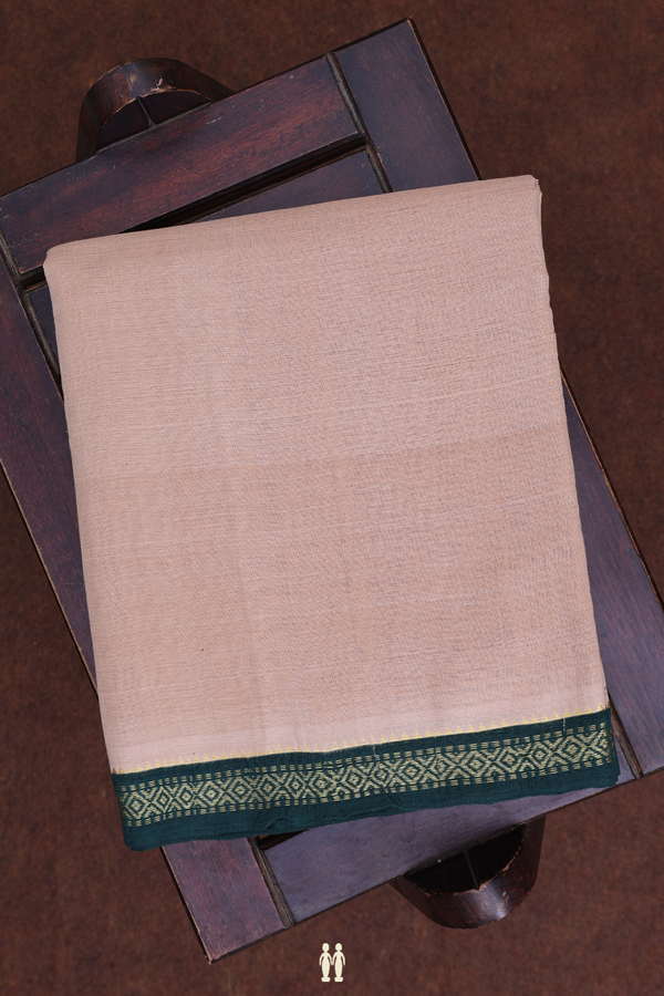 Ganga Jamuna Border Brown Cotton Dhoti