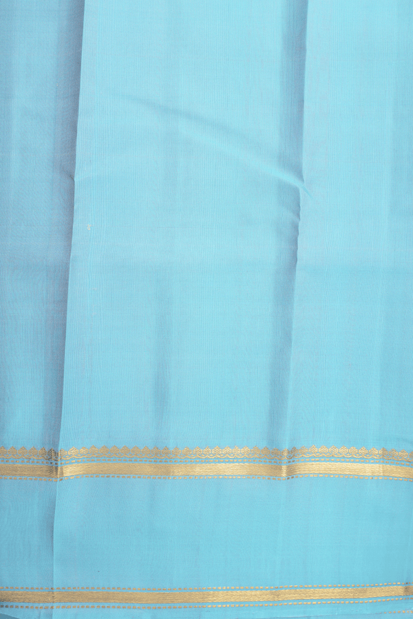 Ganga Jamuna Border Plain Blush Orange Kanchipuram Silk Saree