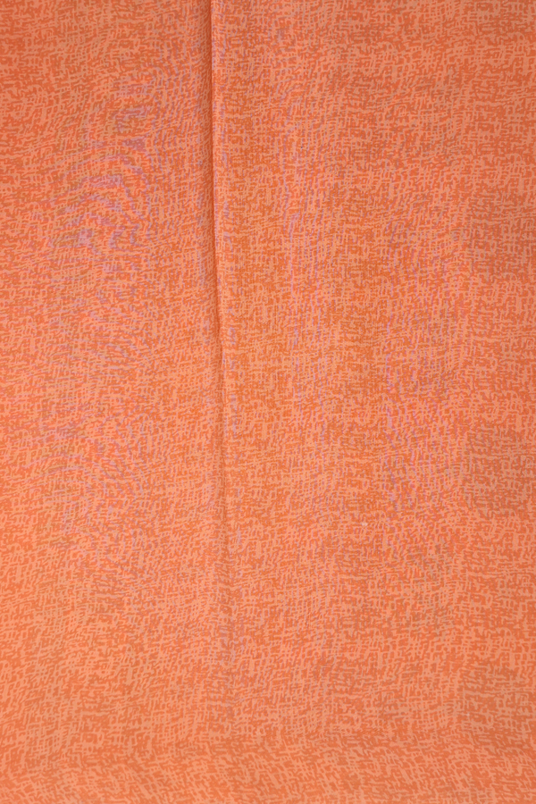 Georgette Saree In Dusty Orange With Floral Design