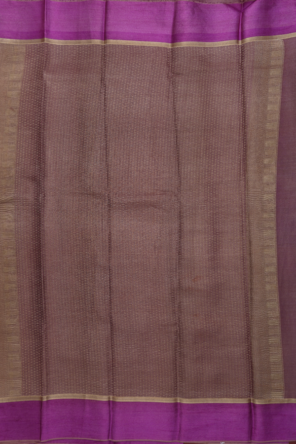 Georgette Saree In Multicolor With Stripes Design