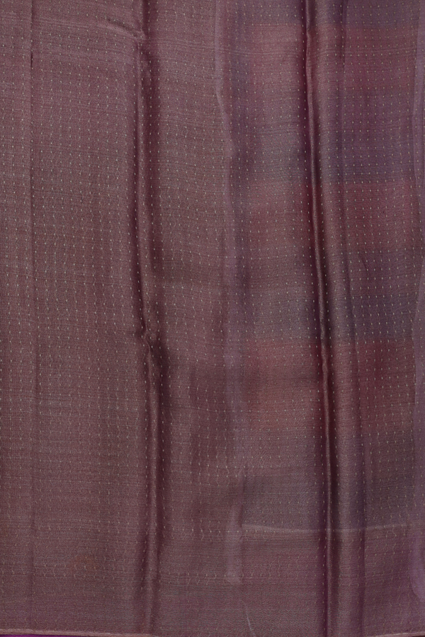Georgette Saree In Multicolor With Stripes Design