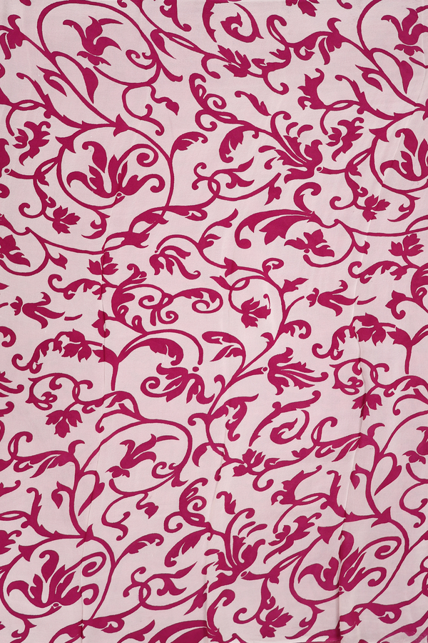 Georgette Saree In White With Printed Design