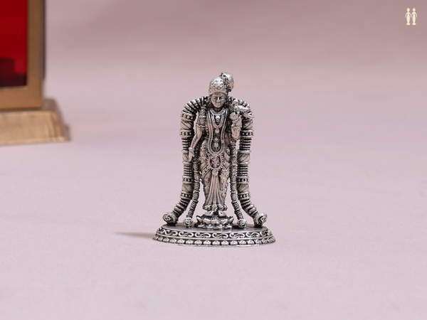 Goddess Andal Pure Silver Idol