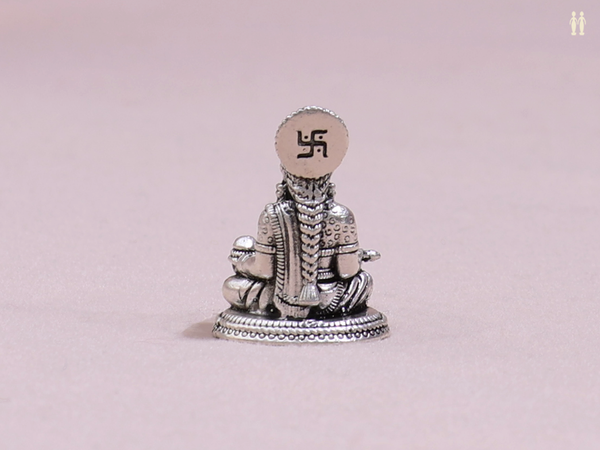 Goddess Annapoorani Pure Silver Idol