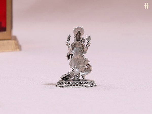 Goddess Lakshmi Pure Silver Idol
