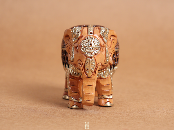Wooden Handicraft Elephant For Decor
