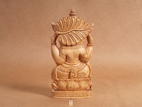 Wooden Handicraft Lord Ganesha For Showpiece
