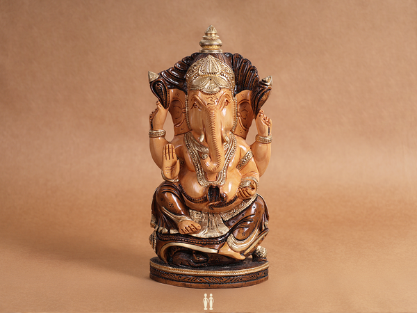 Wooden Handicraft Lord Ganesha For Decor