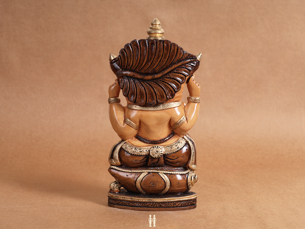 Wooden Handicraft Lord Ganesha For Decor