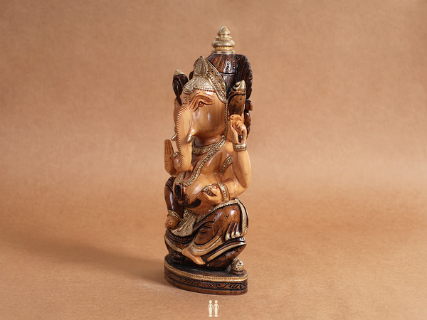 Wooden Handicraft Lord Ganesha For Decor