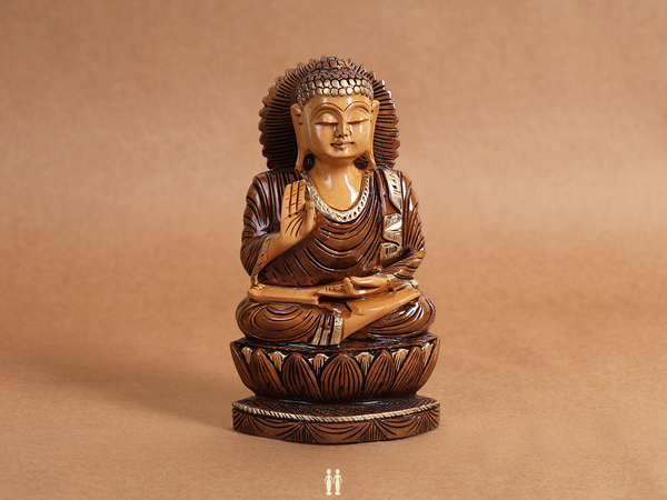 Wooden Buddha Statue