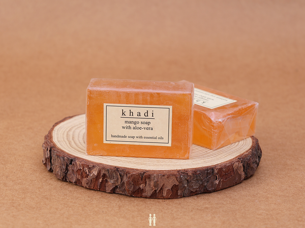 Mango With Alovera Flavour Set Of 2 Handmade Soap