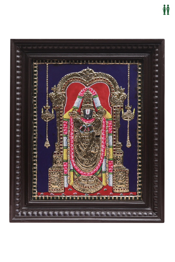 Lord Venkateshwara Tanjore Painting